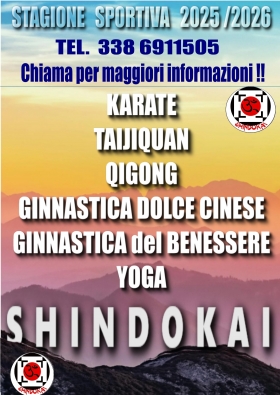 STAGIONE SPORTIVA 2025 -2026 - SHINDOKAI
